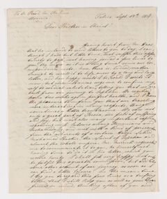 Thumbnail for Christian Gottlieb Hoernle letter to Justin Perkins, 1836 September 17 - Image 1