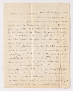Thumbnail for Heman Humphrey letter to Justin Perkins, 1837 January 1 - Image 1