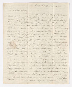 Thumbnail for Thomas P. Johnston letter to Justin Perkins, 1836 January 17 and 26 - Image 1
