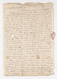 Thumbnail for Thomas P. Johnston letter to Justin Perkins, 1836 July 7 - Image 1