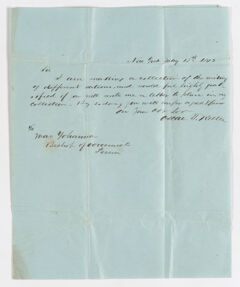 Thumbnail for Oscar T. Keeler letter to Mar Yohanna, 1842 May 13 - Image 1