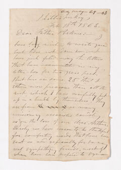Thumbnail for George C. Knapp letter to Justin Perkins, 1863 February 18 - Image 1