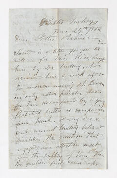 Thumbnail for George C. Knapp letter to Justin Perkins, 1863 June 24 - Image 1