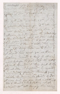 Thumbnail for George C. Knapp letter to Justin Perkins, 1863 November 2 - Image 1