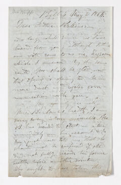 Thumbnail for George C. Knapp letter to Justin Perkins, 1864 May 2 - Image 1