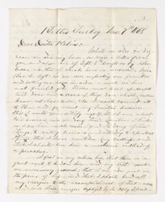 Thumbnail for George C. Knapp letter to Justin Perkins, 1868 November 7 - Image 1