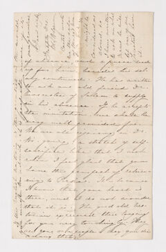 Thumbnail for Hannah W. Lyman partial letter to Justin Perkins - Image 1