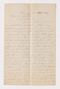 Thumbnail for Mary Brewster McClure letter to Justin Perkins, 1868 January 21 - Image 1