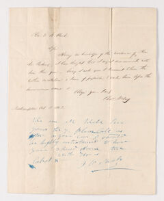 Thumbnail for Charles Wiley letter to Justin Perkins, 1862 October 3 - Image 1