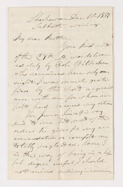 Thumbnail for James Lyman Merrick letter to Justin Perkins, 1837 December 10 - Image 1