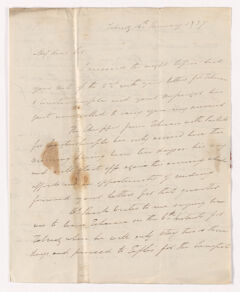 Thumbnail for Alexander Nisbet letter to Justin Perkins, 1837 January 14 - Image 1