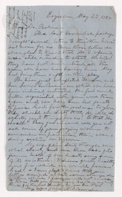 Thumbnail for Moses Payson Parmelee letter to Justin Perkins, 1864 May 23 - Image 1