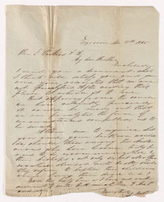 Thumbnail for Josiah Peabody letter to Justin Perkins, 1846 November 13 - Image 1