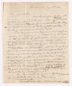 Thumbnail for Justin Perkins letter to Asa Bullard, 1837 July 20 - Image 1