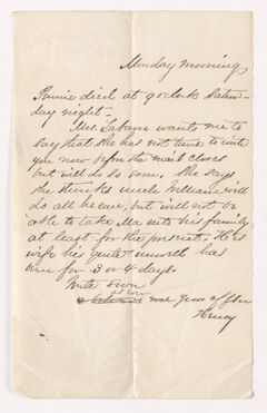 Thumbnail for Henry Martyn Perkins letter to Justin Perkins - Image 1