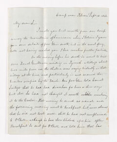 Thumbnail for Joseph Reed letter to Justin Perkins, 1846 September 18 - Image 1