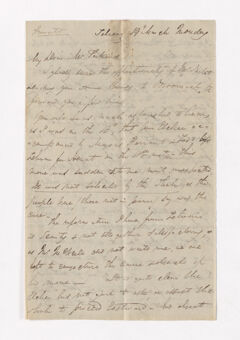 Thumbnail for James Pringle Riach letter to Justin Perkins, March 19 - Image 1