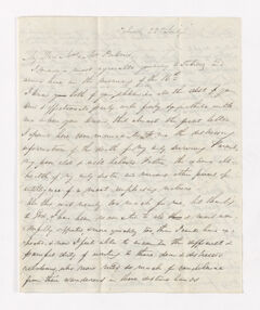 Thumbnail for James Pringle Riach letter to Justin Perkins, July 22 - Image 1