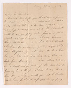 Thumbnail for James Pringle Riach letter to Justin and Charlotte Bass Perkins, 1837 August 20 - Image 1