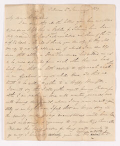 Thumbnail for James Pringle Riach letter to Justin Perkins, 1839 January 2 - Image 1