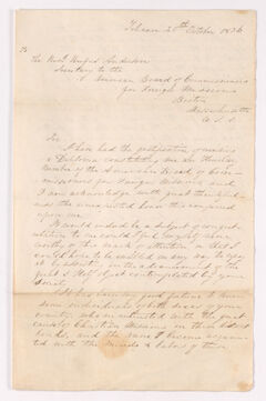 Thumbnail for James Pringle Riach letter to Rufus Anderson, 1836 October 25 - Image 1