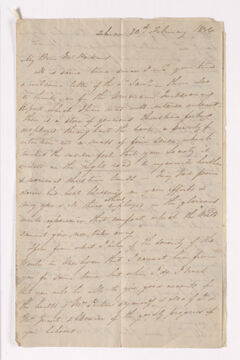 Thumbnail for James Pringle Riach letter to Justin Perkins, 1836 February 20 - Image 1