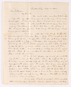 Thumbnail for Edward Robinson letter to Justin Perkins, 1842 September 5 - Image 1