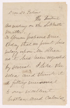 Thumbnail for Benjamin Labaree letter to Justin Perkins, 1866 May 2 - Image 1