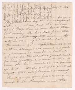 Thumbnail for Benjamin Labaree letter to Justin Perkins, 1866 August 19 - Image 1