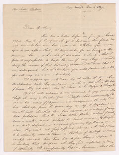 Thumbnail for William Gottlieb Schauffler letter to Justin Perkins, 1837 December 6 - Image 1