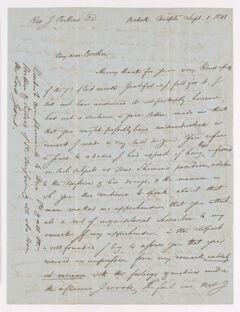 Thumbnail for William Gottlieb Schauffler letter to Justin Perkins, 1848 September 1 - Image 1