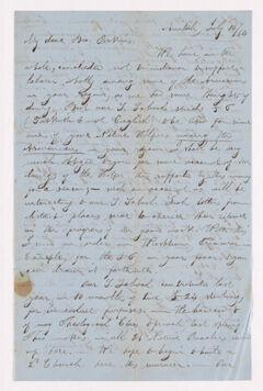 Thumbnail for Benjamin Schneider letter to Justin Perkins, 1864 July 14 - Image 1