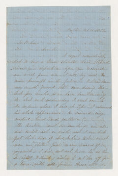 Thumbnail for Susan Flint Shedd letter to Justin Perkins, 1862 October 31 - Image 1