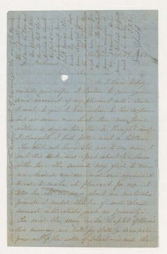 Thumbnail for Susan Flint Shedd letter to Justin Perkins, 1863 October 29 - Image 1