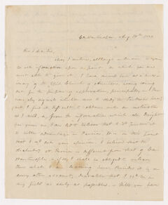 Thumbnail for Horatio Southgate letter to Justin Perkins, 1836 August 16 - Image 1