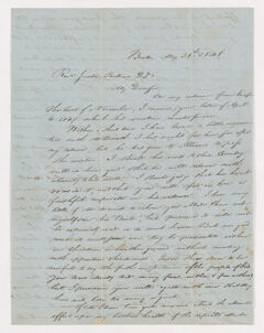 Thumbnail for Charles Stoddard letter to Justin Perkins, 1848 May 31 - Image 1