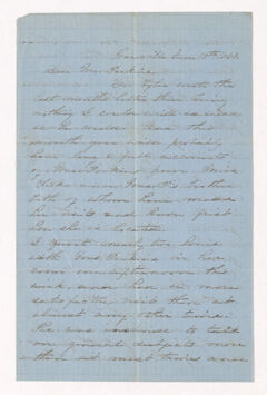 Thumbnail for Augusta Maria Denny Tyler letter to Justin Perkins, 1863 June 18 - Image 1