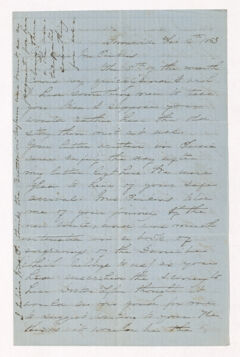 Thumbnail for Augusta Maria Denny Tyler letter to Justin Perkins, 1863 February 14 - Image 1