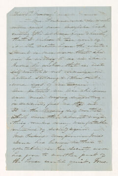 Thumbnail for Augusta Maria Denny Tyler letter to Justin Perkins, February 16 - Image 1