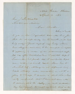 Thumbnail for Selah Burr Treat letter to Justin Perkins, 1863 April 11 - Image 1