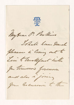 Thumbnail for Ronald Ferguson Thomson letter to Justin Perkins, 1866 October 1 - Image 1