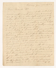Thumbnail for John Chapin Thompson letter to Justin Perkins, 1827 January 23 - Image 1