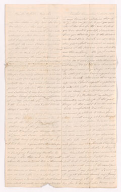 Thumbnail for Hannah Shepard Terry letter to Justin Perkins, 1838 November 13 - Image 1