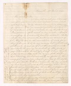 Thumbnail for Timothy Alden Taylor letter to Justin Perkins, 1848 February 3 - Image 1