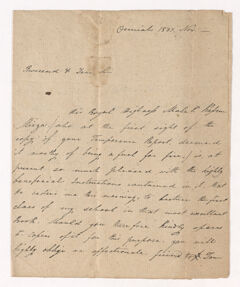 Thumbnail for Mesrob David Taliatine letter to Justin Perkins, 1837 November - Image 1