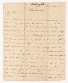 Thumbnail for Mesrob David Taliatine letter to Justin Perkins, 1837 September 15 - Image 1