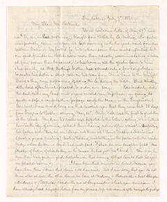 Thumbnail for Augustus Walker letter to Justin Perkins, 1863 July 7 - Image 1