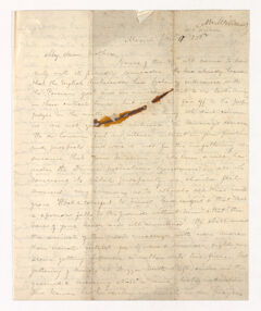 Thumbnail for William Frederic Williams letter to Justin Perkins, 1856 January 17 - Image 1
