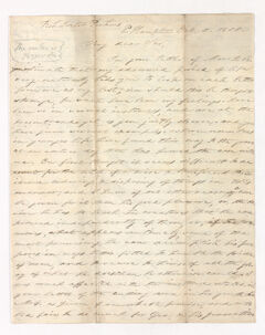 Thumbnail for Payson Williston letter to Justin Perkins, 1855 October 5 - Image 1