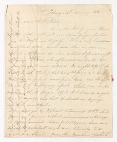 Thumbnail for George Woodfall letter to Justin Perkins, 1838 February 24 to March 9 - Image 1